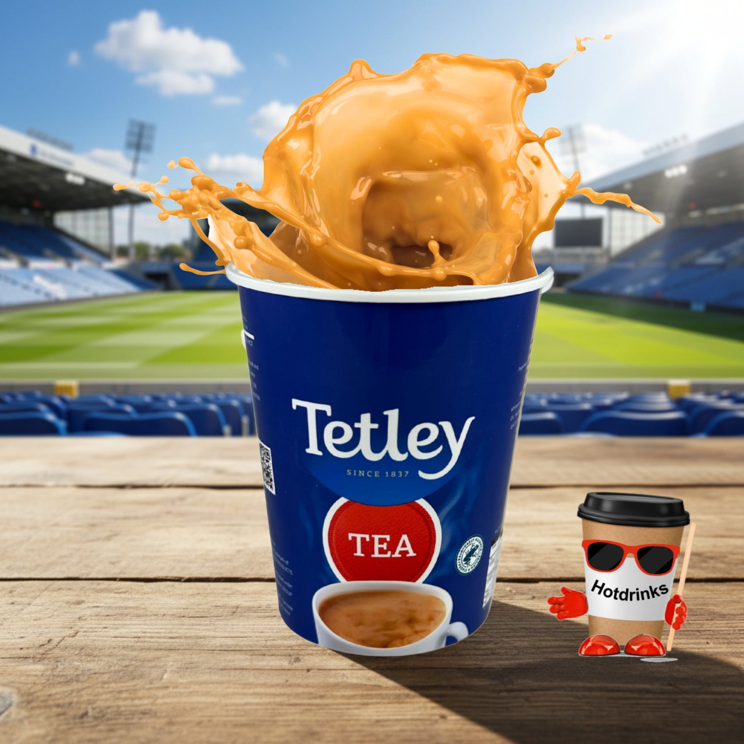 2Go 'Fresh Seal' Tetley 'Bag & Tag' White Tea (10 or 150 cups)