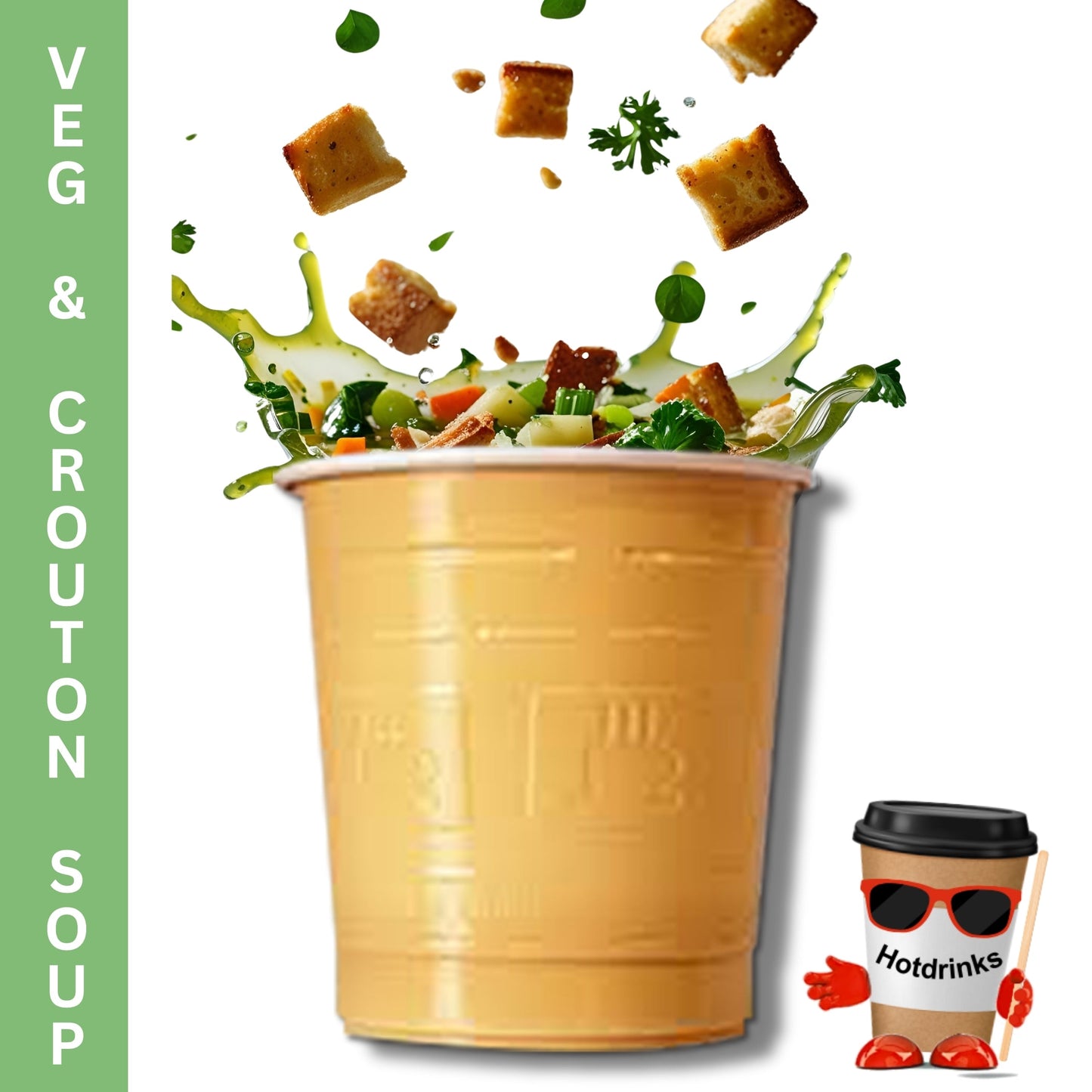 73mm Knorr Vegetable & Crouton Soup (25 or 300 Cups)