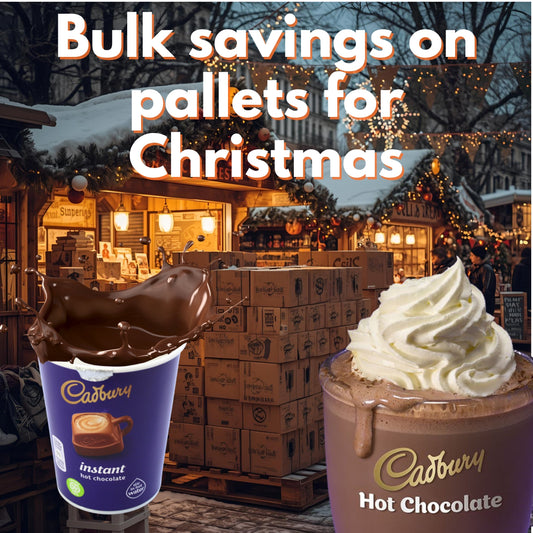 2Go Cadbury Hot Chocolate Pallet or Half Pallets